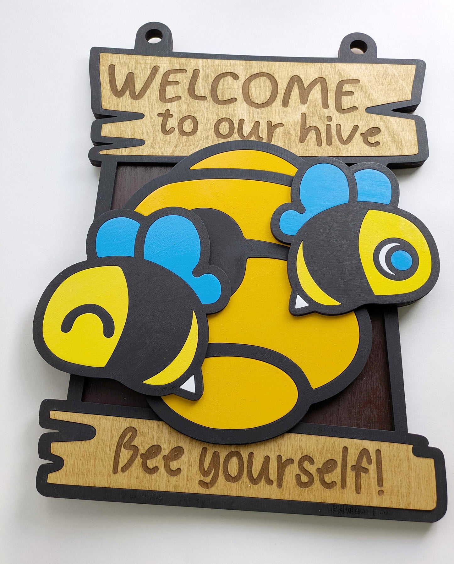 Welcome to our Hive Door Hanger`