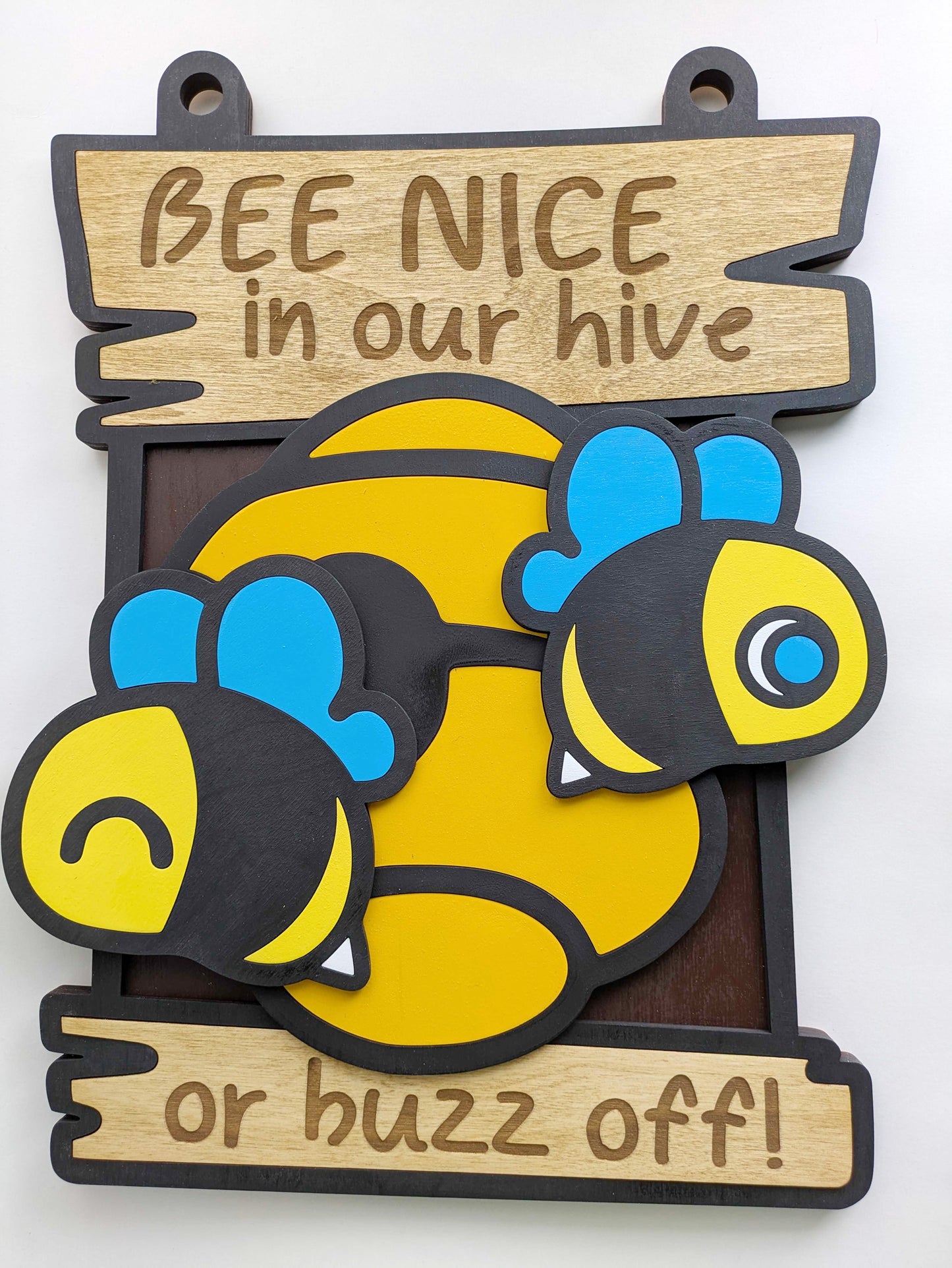 Welcome to our Hive Door Hanger`