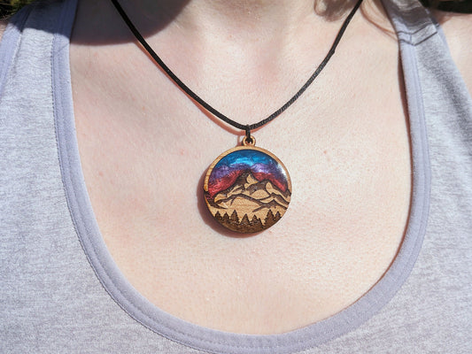 Mountain Sunset Pendant