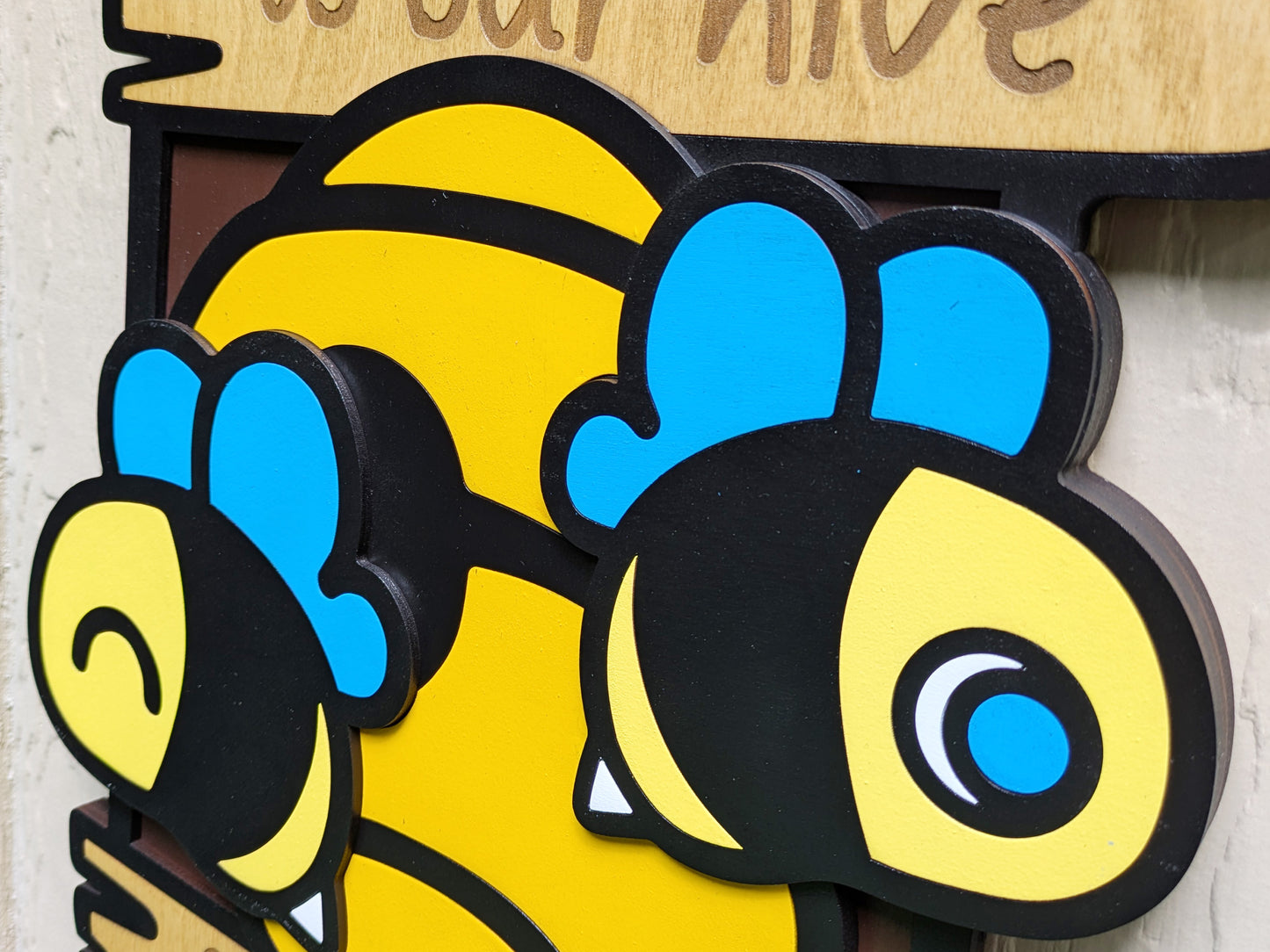 Welcome to our Hive Door Hanger`